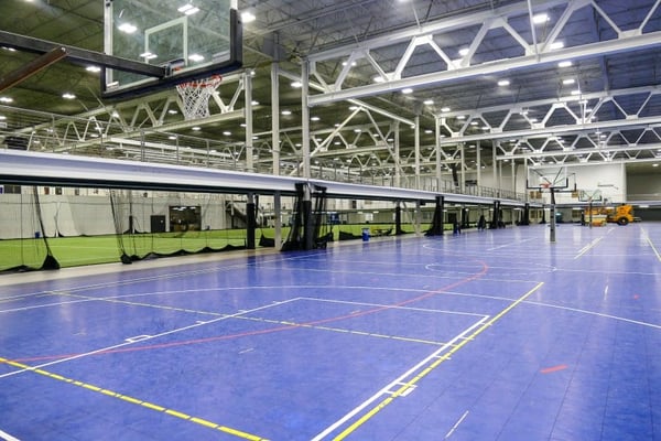 Indoor Basketball Courts in Sports Facility