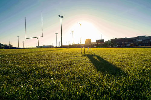 grass football field